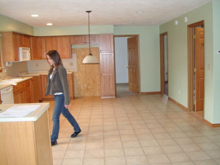 yellow oak cabinets transform