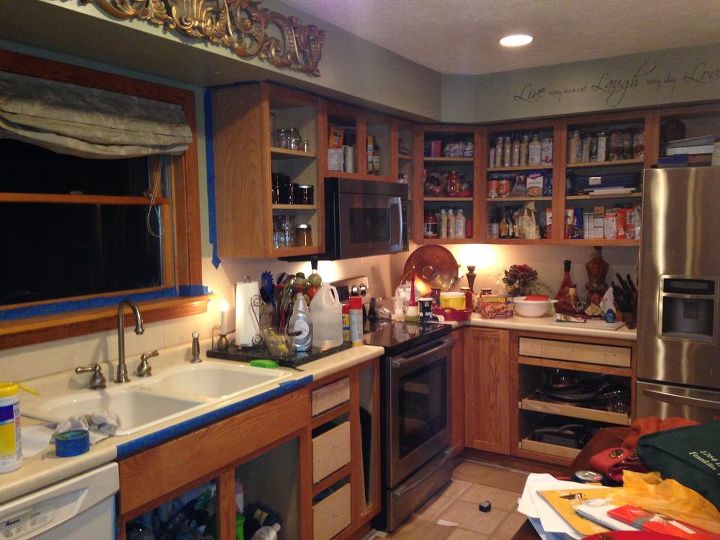 Yellow Oak Cabinets Transform Hometalk