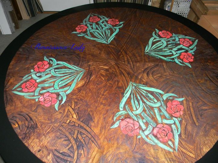 the unwanted coffee table, diy, painted furniture, Adding details with General Finishes paint