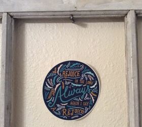 two uses for old window frames, how to, repurposing upcycling, wall decor, windows, for the sticker