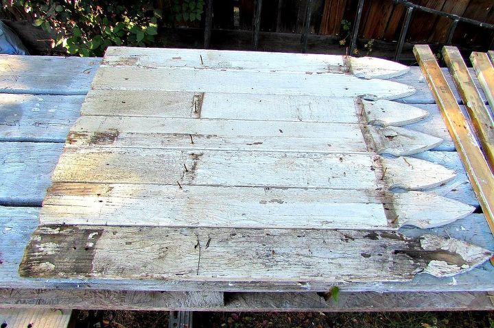 american flag made with pickets, outdoor living, painted furniture, patriotic decor ideas, seasonal holiday decor