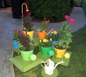 watering can creations, gardening, outdoor furniture, painted furniture
