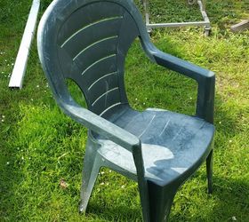 how to cover a old plastic chair in concrete, Old plastic chair I want to cover with concrete