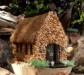 make a little church for your miniature garden, crafts, decoupage, gardening