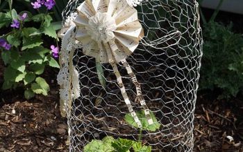 Make a Chicken Wire Cloche for Your Garden or to Use in Vignettes.