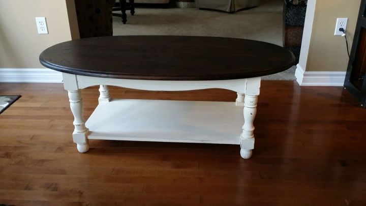 goodwill coffee table, painted furniture