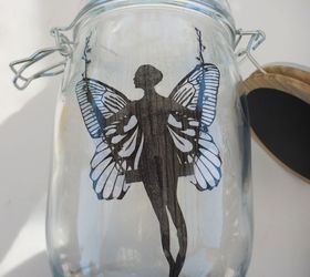 fairy jar, crafts, decoupage, lighting, mason jars