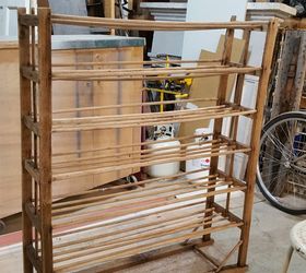 repurposed antique bakers rack, repurposing upcycling, shelving ideas