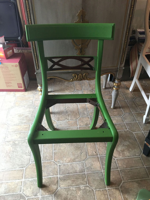 updating an old drop leaf table and chairs, dining room ideas, painted furniture