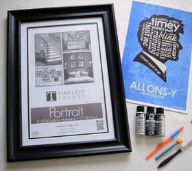 faux aged silver picture frame, crafts, how to