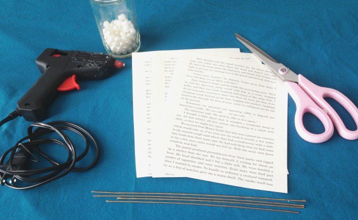how to make book page roses, crafts, how to