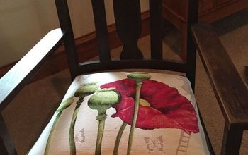 Reuphostered Shaker Style Rocking Chair Seat