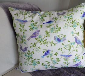 super easy diy throw pillow cover, crafts, how to, reupholster