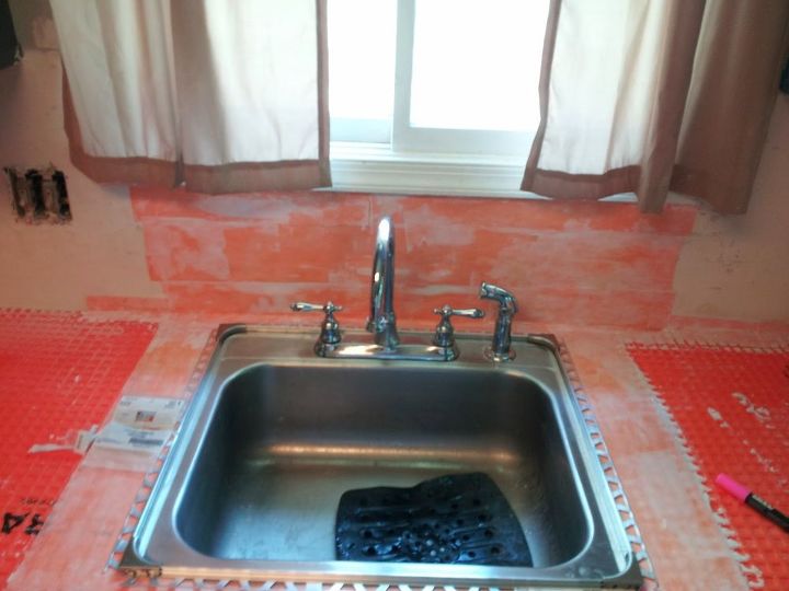 marble countertop hack how to tile over laminate countertop, countertops, how to, kitchen design, tiling