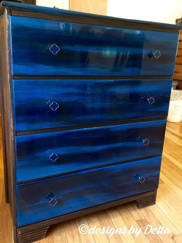 Hand Me Down Dresser Into Work Of Art Using Unicorn Spit Hometalk