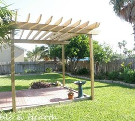 diy a pergola this spring, diy, how to, outdoor living, patio, woodworking projects