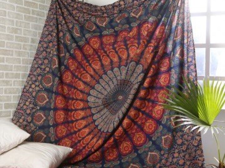 q is this bohemian tapestry a right art piece for my bedroom wall , bedroom ideas, wall decor, Bohemian tapestry