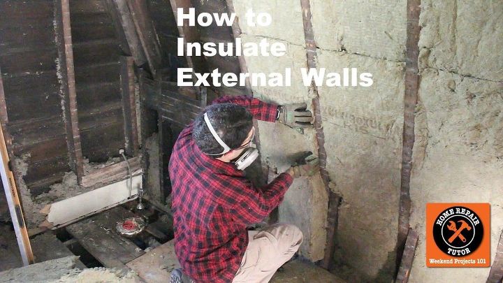 how to insulate external walls and decrease utility bills , dining room ideas, home maintenance repairs, how to, hvac