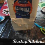 how to turn empty flour sugar bags into gift bags, crafts, how to, repurposing upcycling