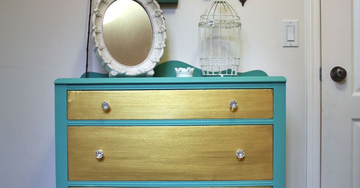 Charming Two Tone Dresser Hometalk