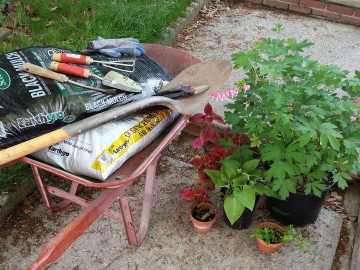 turn a meh corner garden corner into a wow in 6 easy steps, gardening, landscape, Tools materials you ll need for the project