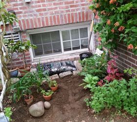 turn a meh corner garden corner into a wow in 6 easy steps, gardening, landscape, Look around What can you use to add interest