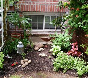 turn a meh corner garden corner into a wow in 6 easy steps, gardening, landscape, And here it is