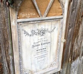 upcycle to a old antique window frame