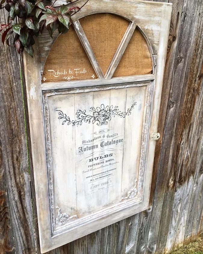 upcycle to a old antique window frame