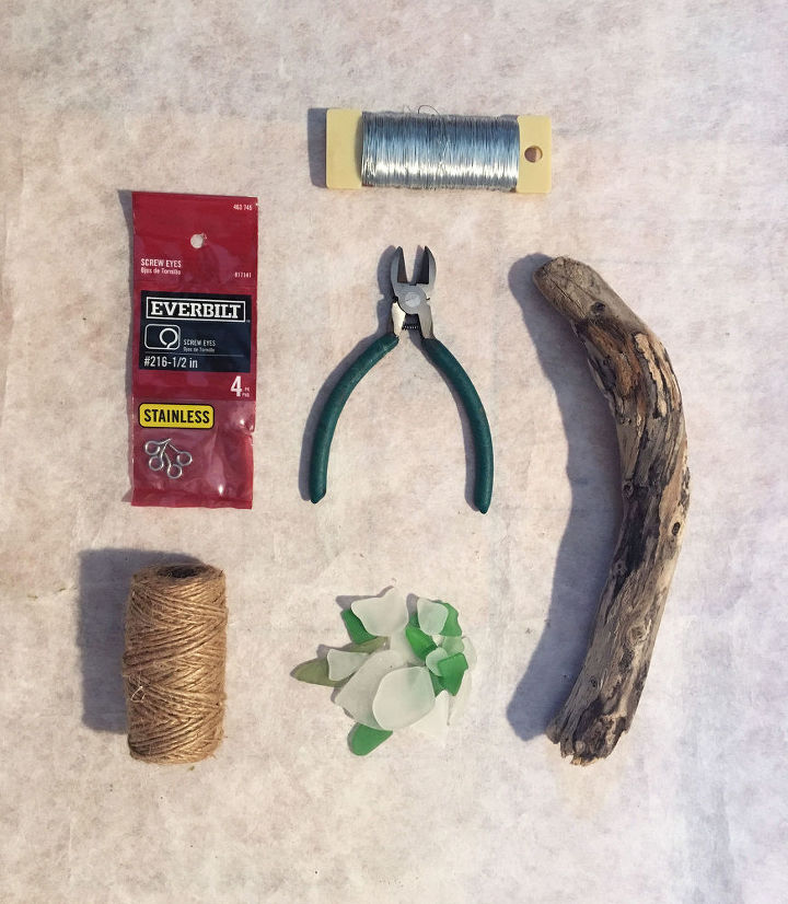 Sea Glass Drift Wood Wind Chime From Vacation Mementos