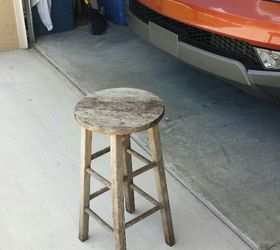 q nice find, painted furniture, painting wood furniture, repurpose furniture, repurposing upcycling, Mini stool