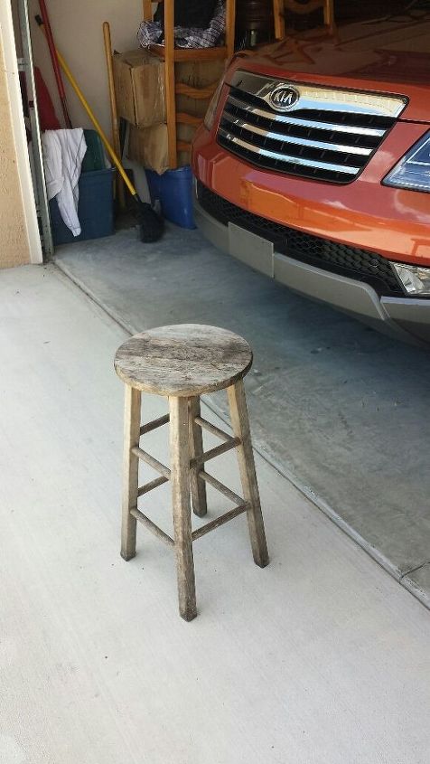 q nice find, painted furniture, painting wood furniture, repurpose furniture, repurposing upcycling, Mini stool