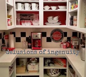 Coca-Cola Themed Kitchen Pantry