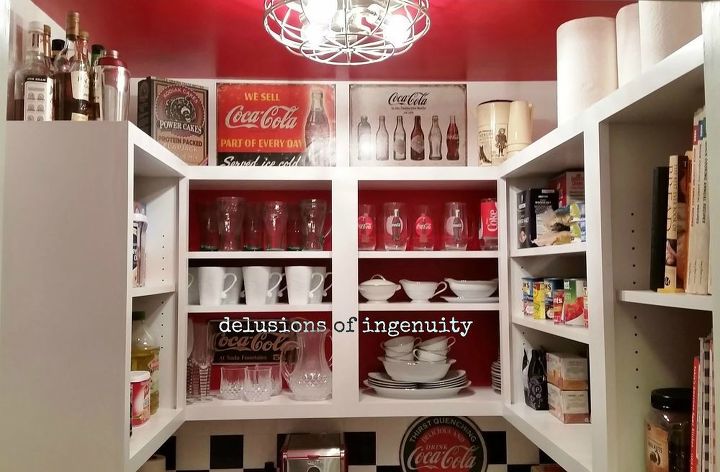 coca cola themed kitchen pantry, closet, kitchen design