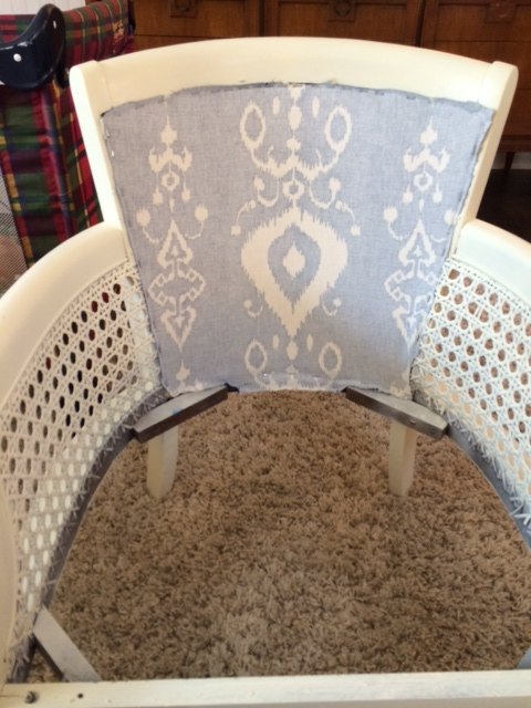 tutorial de tapizado de silla de caa vintage