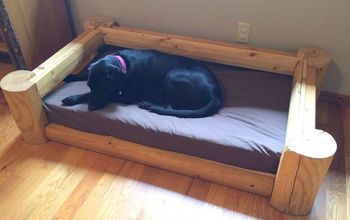 Rustic Log -  Dog Bed