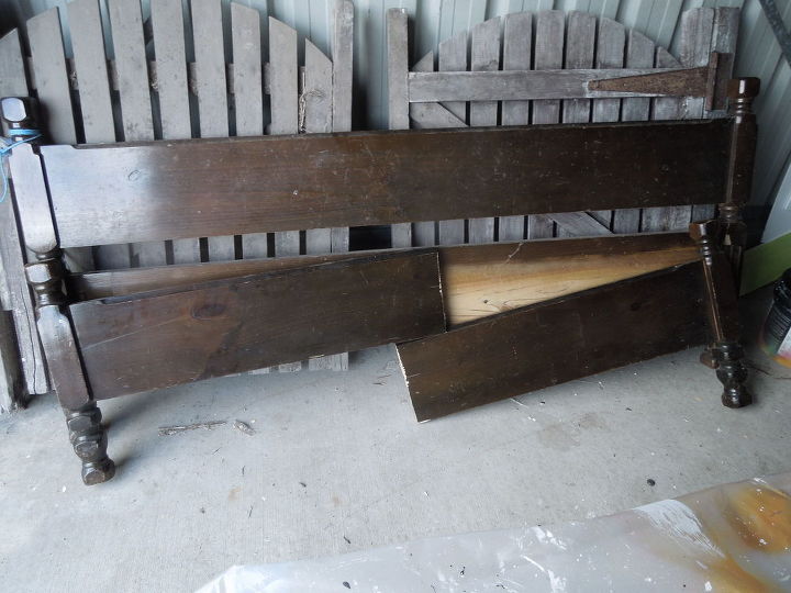 king bed to bench, how to, outdoor furniture, repurposing upcycling, woodworking projects