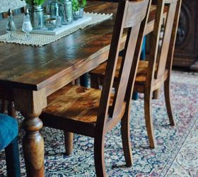 when you don t want to paint your dining room chairs, dining room ideas, how to, reupholster