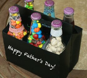 diy six pack of treats for dad on father s day, seasonal holiday decor