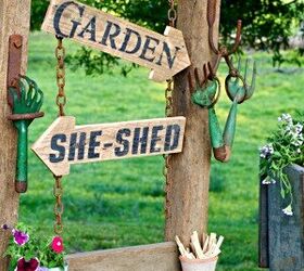 when you don t have room for a she shed, outdoor living