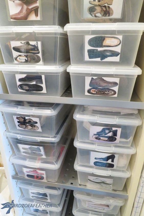 13 trucos de belleza para tu armario abarrotado, Reorganiza tus zapatillas con estilo