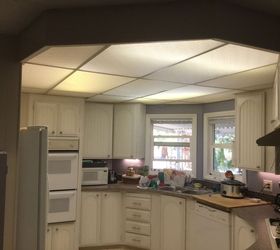 Kitchen Ceiling Lights Need Gone...now What Color to Paint ...