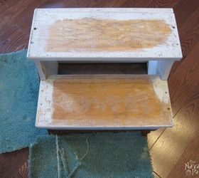 step stool makeover, chalk paint, painted furniture