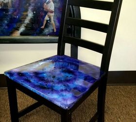 17 easy ways to make ikea furniture look amazingly high end, Give a KAUSTBY chair a intergalactic update