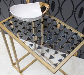17 easy ways to make ikea furniture look amazingly high end, Transform a VITTSJO table with Sharpies