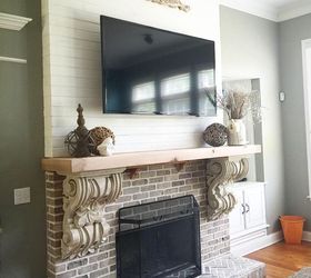 a dreamy fireplace , fireplaces mantels, home improvement