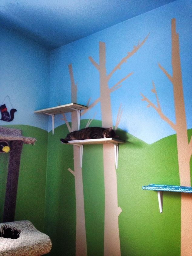 pampered kitty tree room