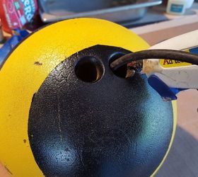 bumblebee bowling ball project