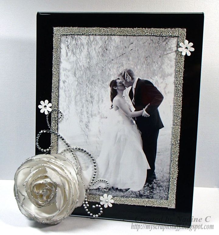 easy diy wedding frame great gift idea, crafts, how to