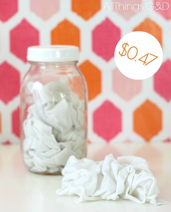 s 12 green cleaning tricks that will actually save you time money, cleaning tips, Turn old t shirts into 47 cent reusable wipes